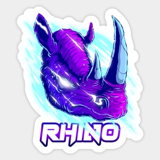 Energy Rhino Sticker